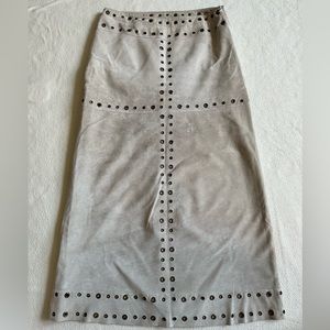 SANDRA ANGELOZZI suede skirt